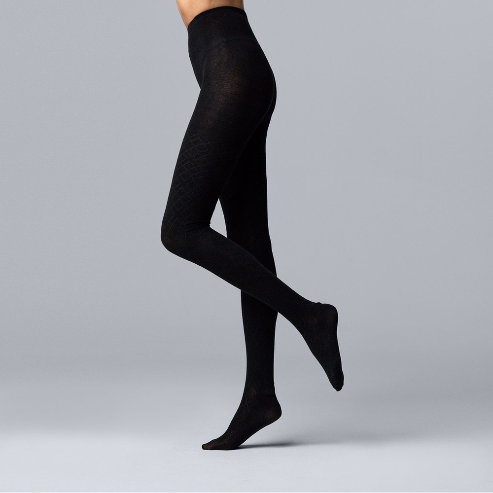 Simply Vera Vera Wang Black Hosiery